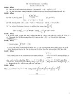  ĐỀ THI THỬ ĐẠI HỌC, CAO ĐẲNG  Môn thi : TOÁN (ĐỀ 166)