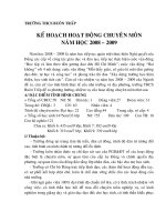 KH CHUYEN MON 08 - 09