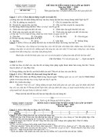 De thi thu vao 10 THCS Tam Dao