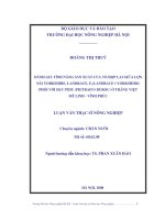 [Luận văn]đánh giá tính năng sản xuất của tổ hợp lai giữa lợn nái yorkshire, landrain, f1(landrace x yorkshire) phối với đực pidu(pietrain x duroc)ở tráng việt, mê linh   vĩnh phúc 