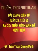 Thêm hình ảnh để minh hoạ
