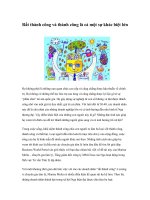 Rất thành công và thành công là cả một sự khác biệt lớn 