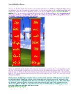 Treo câu đối tết lên ... Desktop