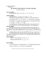 Dề thi học sinh giỏi tỉnh HD