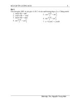 Ôn thi ĐH chuyên đề Lượng giác