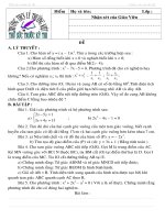 Đề thi Thử KHII lớp 9