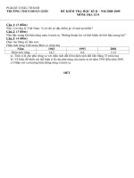 Đề thi HKII Địa 8(4)