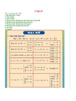 Chuyên đề Toán THPT