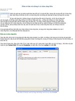 Khóa và bảo vệ những ô có chứa công thức