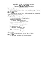 De THi HK 2 _ Văn 6- THCS Quang Thanh