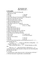 SINH 8(ĐE THI HK II)