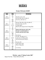 giáo án lớp 5 - tuần 1