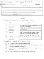 ĐỀ THI LỚP 5