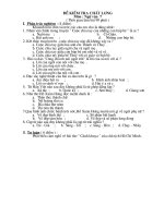 Đề KSCL cuối năm Văn 7