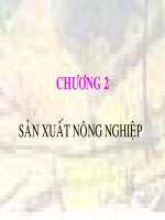 Bài giảng KINH tế NÔNG NGHIỆP 
