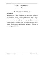 TỔNG QUAN VỀ FIREWALL