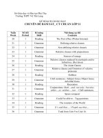 Ke hoach giang day CDBS lop 11