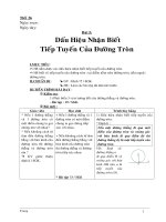 Giáo án  HH 9 (3 cột T 26)