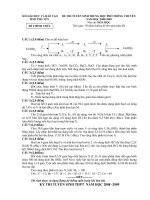 Đề và ĐA chuyên Hóa Phú Yên 08-09