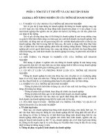 Chương 1. Đối tượng nghiên cứu của thống kê doanh nghiệp