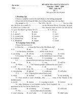 đề thi HK 1 ( có ma trận)