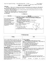 bài giảng hình học  9