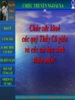 CHIẾC THUYỀN NGOÀI XA- GA DỰ THI