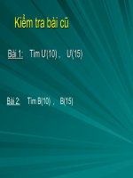 Toán 6 :Ước chung ,Bội chung