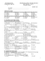 Kiểm tra 1 tiết số 3 kỳ 2