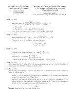 Đề thi chọn học sinh giỏi lớp 9 THCS cấp thành phố năm học 2012-2013 môn toán