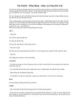 Âm thanh trong lửa trại