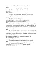 ĐỀ THI VÀO 10 THAM KHẢO SỐ 5