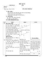 Giáo án Hình học 6 HKII