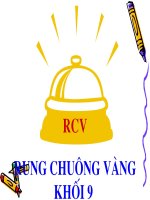 Rung chuông vàng khối 9