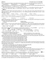 Đề ôn thi đại học năm 2009. Cực hay.