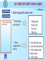 Bài 17- Một số chức năng khác