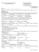 KIỂM TRA 1 TIẾT BÀI SỐ 4