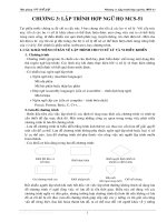 Bài Bài giảng Kỹ thuật Vi xử lý - Chương 3