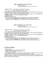 đề thi văn 8 kì 2