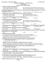 đề 1. Thi thử ĐH-CĐ. Triển
