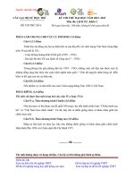 ĐỀ THI THỬ ĐẠI HỌC NĂM 2012- 2013 Môn LỊCH SỬ Khối C