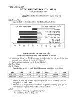 Đề thi HSG khối 11