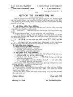 Quy chế thi đua - khen thưởng