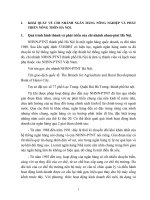 THỰC TRẠNG HOẠT ĐỘNG KINH DOANH CỦA CHI NHÁNH NHNN-PTNT HÀ NỘI