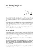 Nhà lãnh đạo, ông là ai 