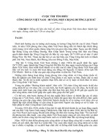 Tìm hiẻu Công Đoàn Việt Nam (có đáp án)