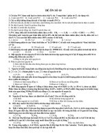 Đề ôn thi thử Hóa – Đại học 10