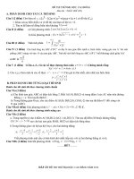   ĐỀ THI THỬ ĐẠI HỌC, CAO ĐẲNG    Môn thi : TOÁN (ĐỀ 202)