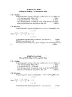 ĐỀ KIIỂM TRA 1 tiết C.III(Hình 12-Chương trình chuẩn)