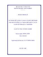 [Luận văn]xác định liều lượng và dạng lân bón thích hợp cho một số giống lạc trong điều kiện vụ xuân tại huyện nho quan   ninh bình 